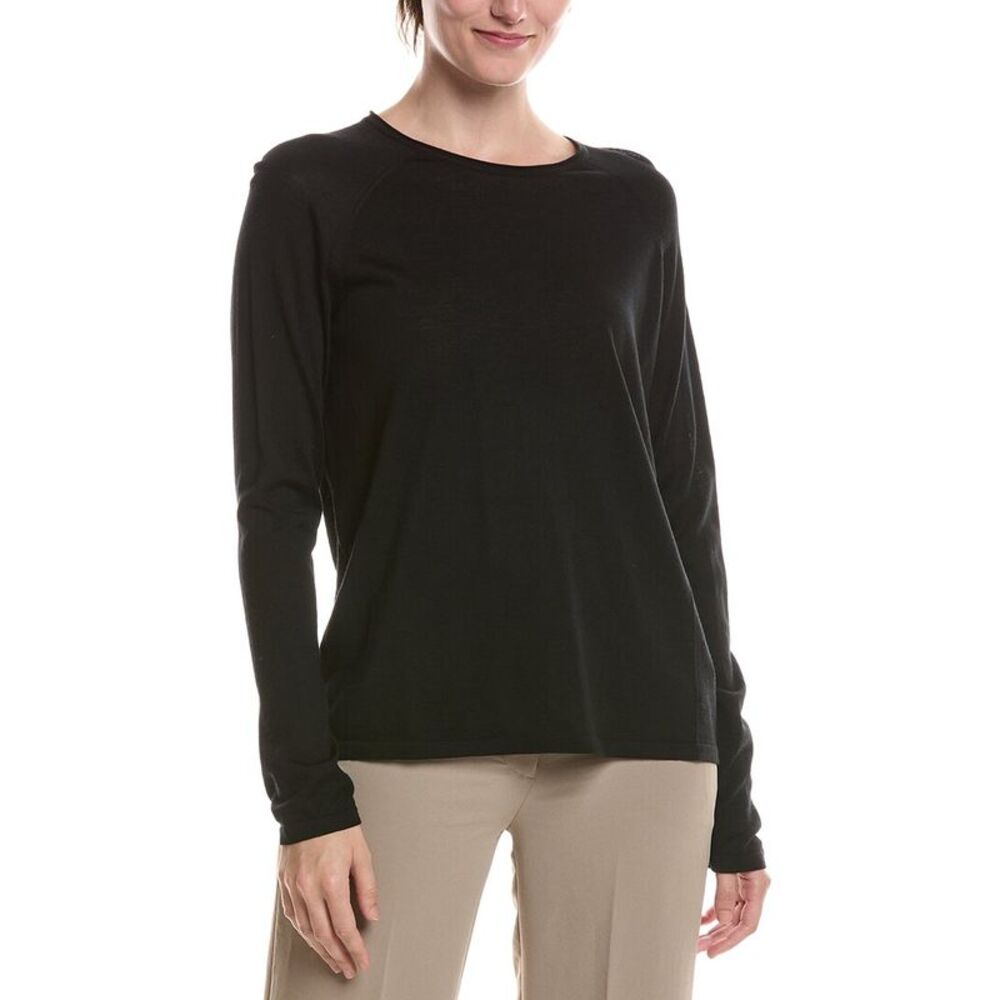 Eileen Fisher Womens  Wool Sweater, Black